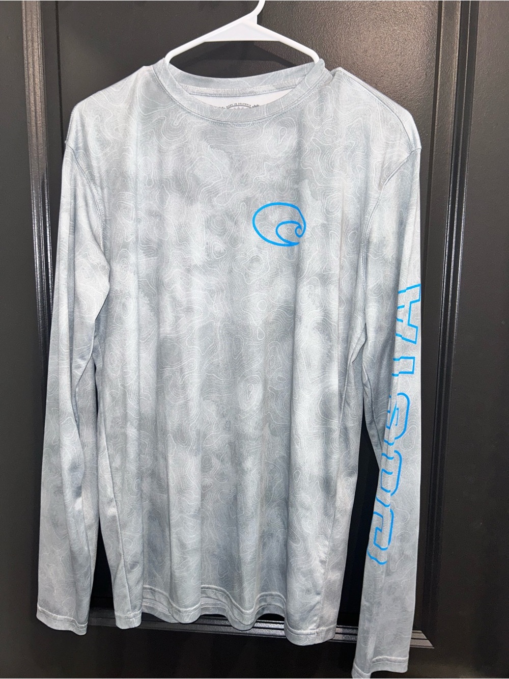Costa Light Gray Shirt with Dark Gray Logo